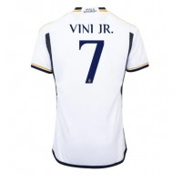 Dres Real Madrid Vinicius Junior #7 Domáci 2023-24 Krátky Rukáv